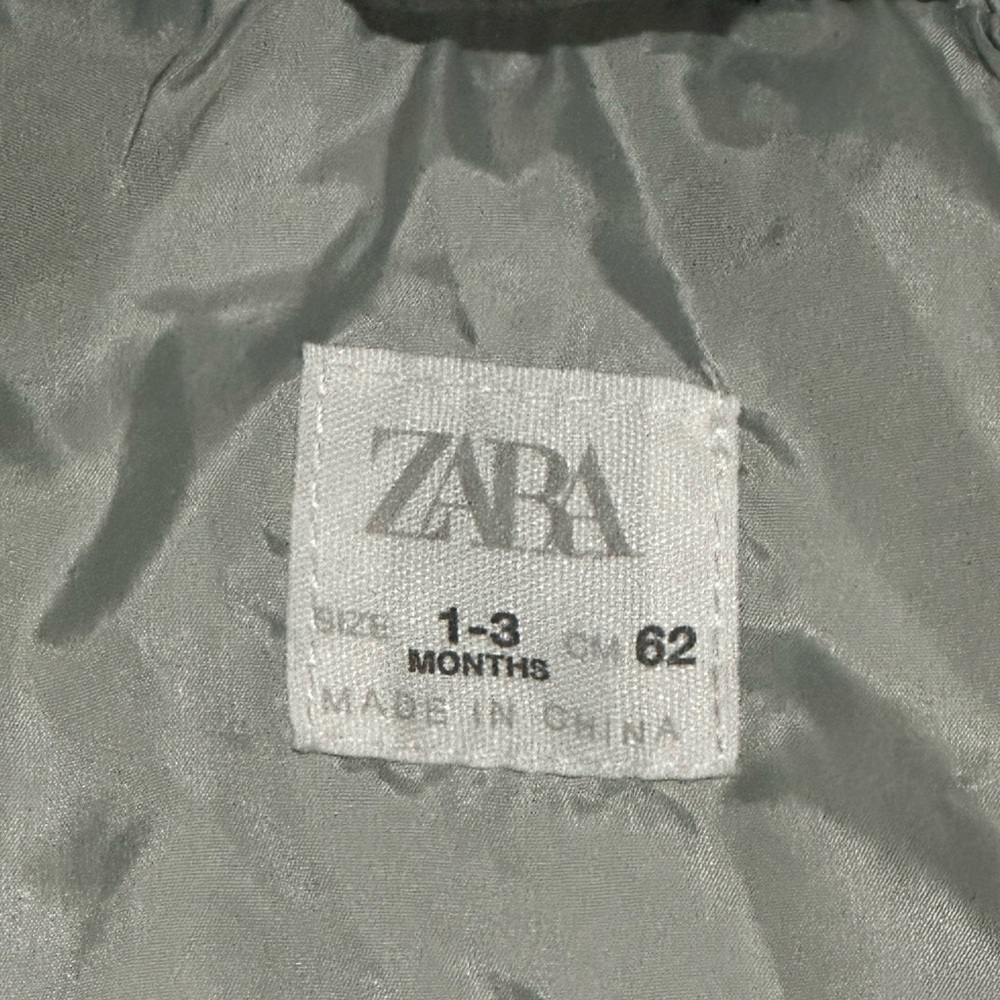 Zara Silver Puffer Jacket - Picture 5 of 5